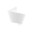 BELFIORE SRL - NVT2498-3080 Applique in CERAMICA 9010 e parte elettrica LED dalla forma sinuosa ed innovativa.