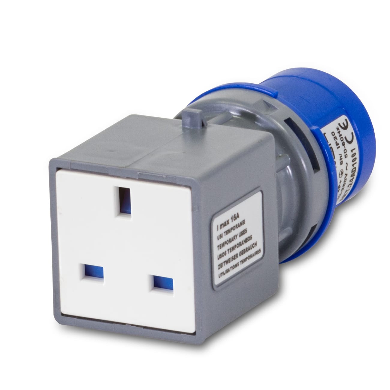 MASTER SRL - MST24AD1001 AD.IND.SP.CEE 2P+T 240V 1PR.ING.13A 2P+