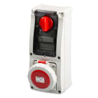 MASTER SRL - MST24PIF6604 PR.INT.3P+N+T 32A 380V6HROSSA IP66/67 SC