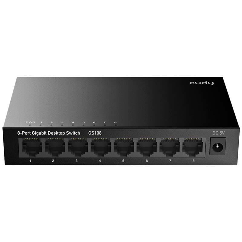 ELCART DISTRIBUTION - ERT429866300 SWITCH GIGABIT 8PORTE DESK METAL