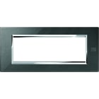 URMET SPA - UTD13906.NG PLACCA ZAMA NERO GRAFITE 6M