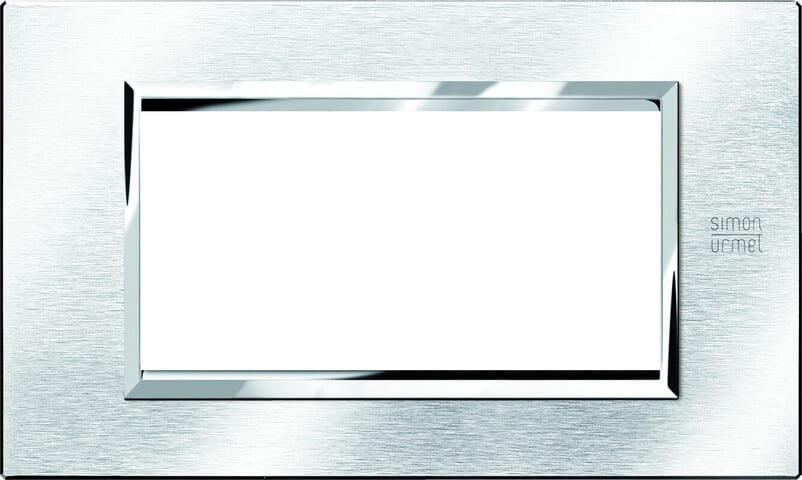 URMET SPA - UTD13904.CS PLACCA ALU CROMO SPAZZ 4M