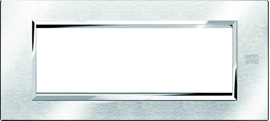 URMET SPA - UTD13906.CS PLACCA ALU CROMO SPAZZ 6M