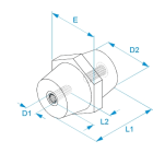 BM SPA - BMMQHEP04510 ISOLATORE IN POLIESTERE H45 M10