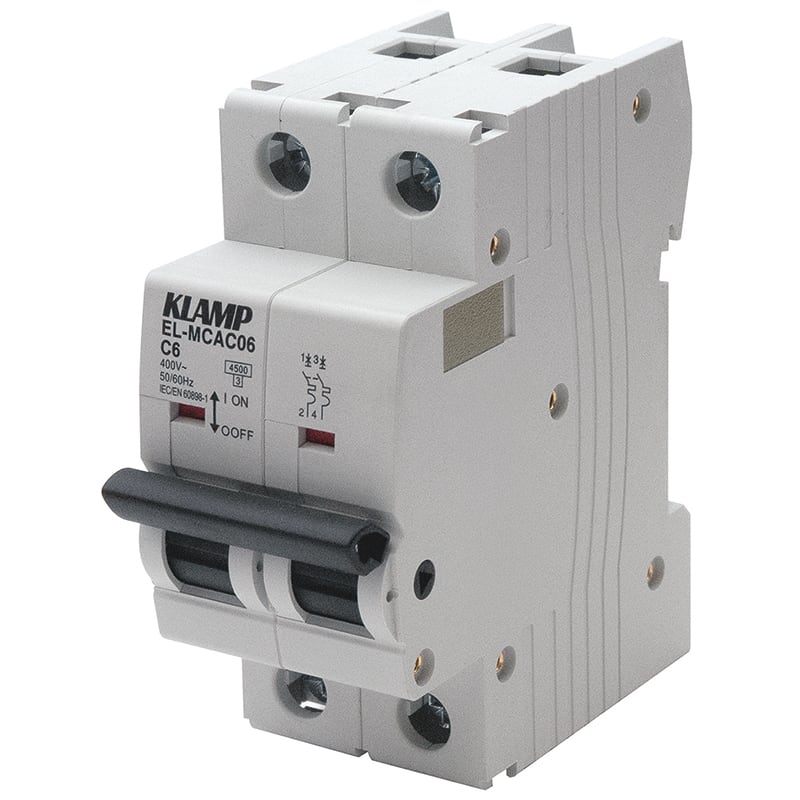 ELCART DISTRIBUTION - ERT252516500 MCB 400V 2P C20 6kA 2m