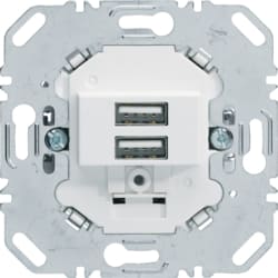 BERKER - BRK260209 USB Lade-Steckdose 2fach, Kommunikation