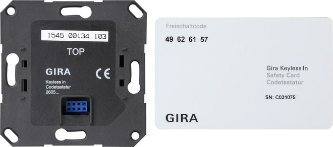 GIRA - GIR263500 MODULO TASTIERA CODICE GIRA KEYLESS IN