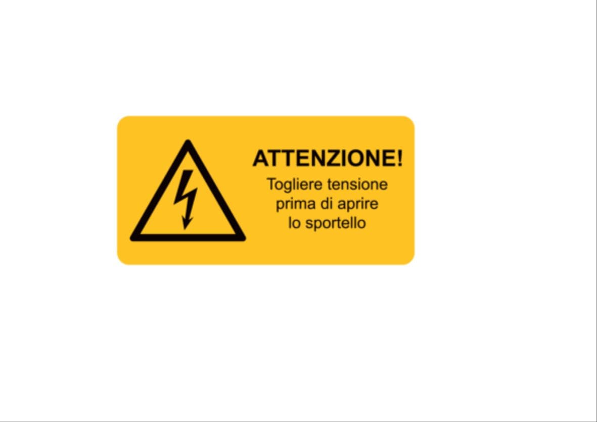 CEMBRE SPA - CEM2656HT052 ETICH.AVVERTIMENTO WST-LAY 74X148MM.+TES