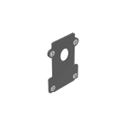 IDEAL LUX SRL - IUX267210 EGO END CAP RECESSED CON FORO BK