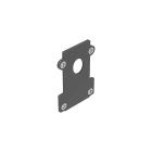 IDEAL LUX SRL - IUX267210 EGO END CAP RECESSED CON FORO BK