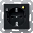 GIRA - GIR2677005 FI-Schutzsteckd. 30 mA SH System 55 Schw