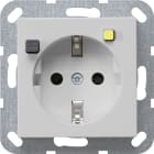 GIRA - GIR2677015 FI-Schutzsteckd. 30 mA SH System 55 Grau