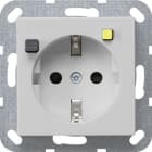 GIRA - GGI2677015 FI-Schutzsteckd. 30 mA SH System 55 Grau