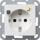 GIRA - GIR267703 FI-Schutzsteckd. 30 mA SH System 55 Rein