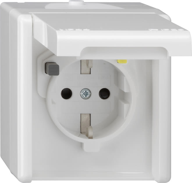 GIRA - GIR267730 PRESA SALVAVITA 30 MA CC + SH SOPRA INT.