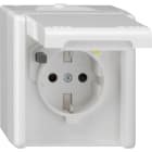 GIRA - GIR267730 FI-Schutzsteckd. 30 mA KD + SH WG AP Rei
