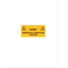 CEMBRE SPA - CEM268600-P ETICH. VS-I86 PER IMP.ELETTR.52X105 PORT