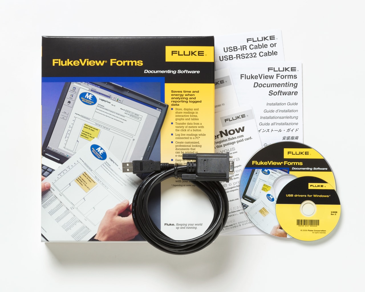 FLUKE ITALIA SRL - FLK2687335 FVF-SC4 SOFTWARE/CAVO PER 884XA, 8808A,