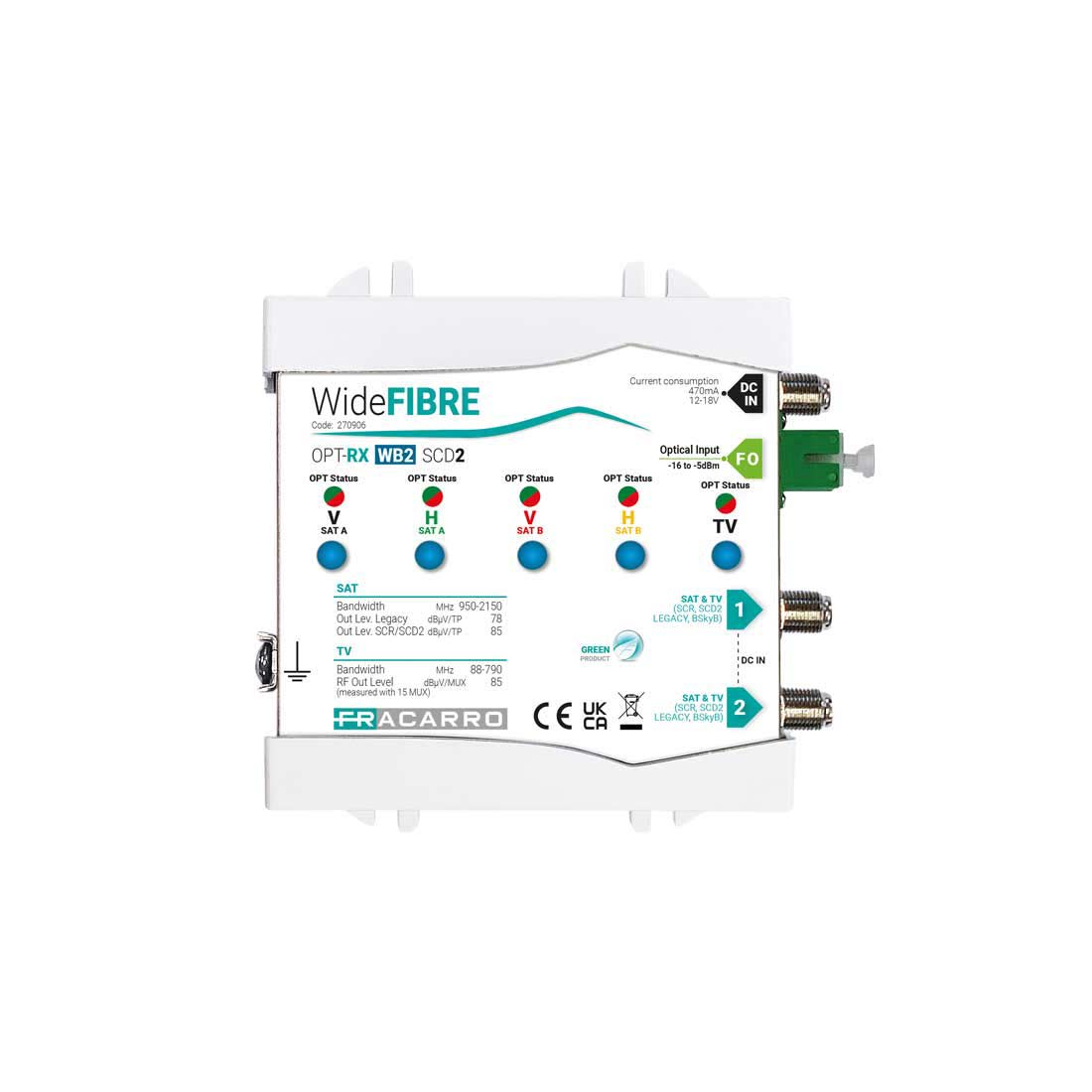 FRACARRO - FRA270906 OPT-RX WB2 SCD2 RX OTTICO WB2 SCD2/dSCR