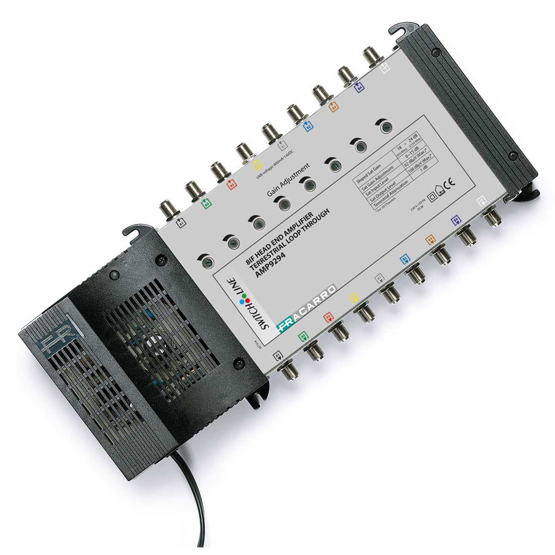 FRACARRO - FRA271032 AMP9294 HEAD-END AMP.8+1 112dBuV