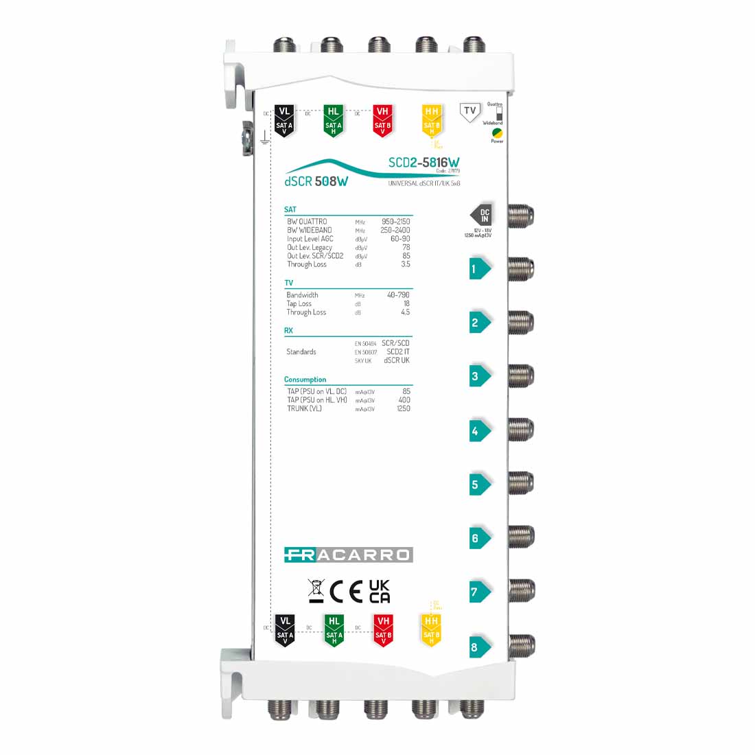 FRACARRO - FRA271179 SCD2-5816W SW SCD2 5IN WB 8OUT FVM