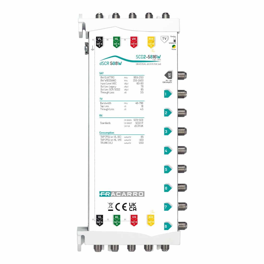 FRACARRO - FRA271179 SCD2-5816W SW SCD2 5IN WB 8OUT FVM