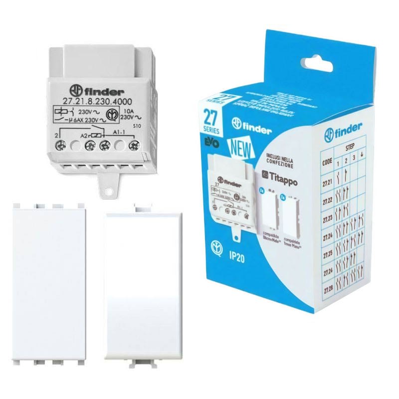 FINDER SPA - FIN272182304000 RELE AD IMPULSI INCASSO ECCIT COM XNO 1