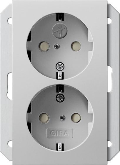 GIRA - GGI2735015 DOP.SCHUKO SP P. SCATOLA IN 1,5-M SYSTEM
