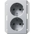 GIRA - GIR273526 DOP.SCHUKO SH P. SCATOLA IN 1,5-M SYSTEM