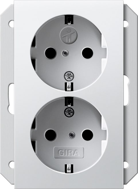GIRA - GGI273527 DOP.SCHUKO SP P. SCATOLA IN 1,5-M SYSTEM