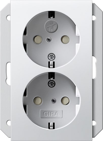 GIRA - GGI273527 DOP.SCHUKO SP P. SCATOLA IN 1,5-M SYSTEM