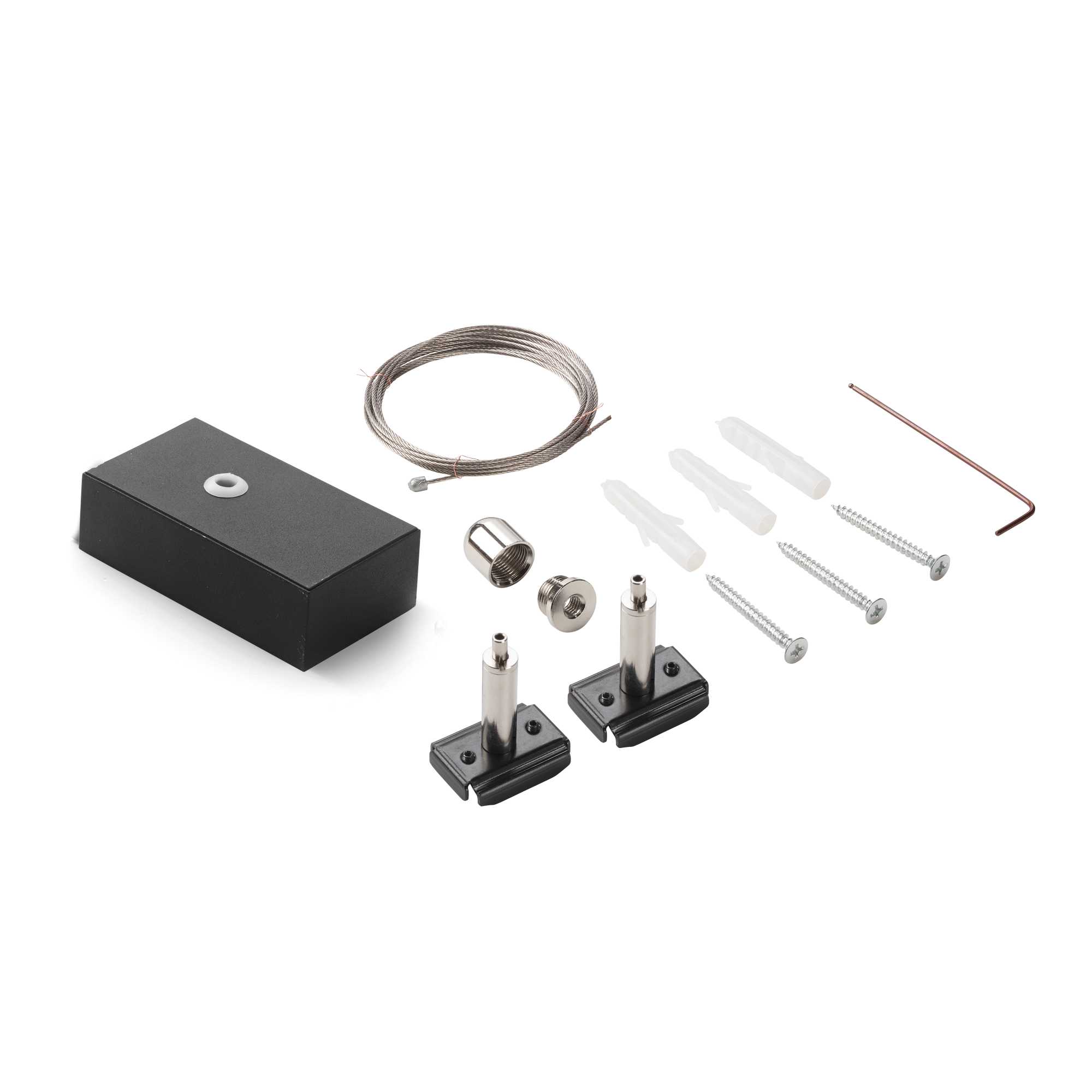 IDEAL LUX SRL - IUX276328 EGO KIT SINGLE STEEL CABLE 2 MT + CEILIN