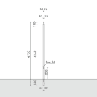 SIMES SPA - SMVS.2811.14 PALO D102 CODOLO D76 4,16M FT GRI