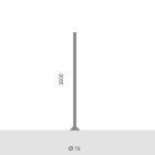 SIMES SPA - SMVS.2813.14 PALO D.76 FLA.H.3,0M F.T.+PORT. GRI