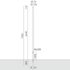 SIMES SPA - SMVS.2818.24 PALO D102 CODOLO D76 6,44M FT ANT