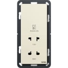 GIRA - GIR282001 Rasiersteckd. 115 - 230 V System 55 Crem