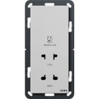GIRA - GGI2820015 Rasiersteckd. 115 - 230 V System 55 Grau