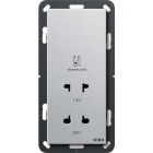 GIRA - GGI282026 Rasiersteckd. 115 - 230 V System 55 F Al