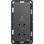 GIRA - GGI282028 Rasiersteckd. 115 - 230 V System 55 Anth