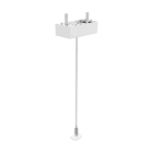IDEAL LUX SRL - IUX282749 EGO KIT SINGLE STEEL CABLE 2 MT + CEILIN