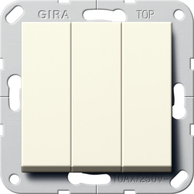 GIRA - GIR283201 Wippschalter BS 3f AusWe System 55 Creme