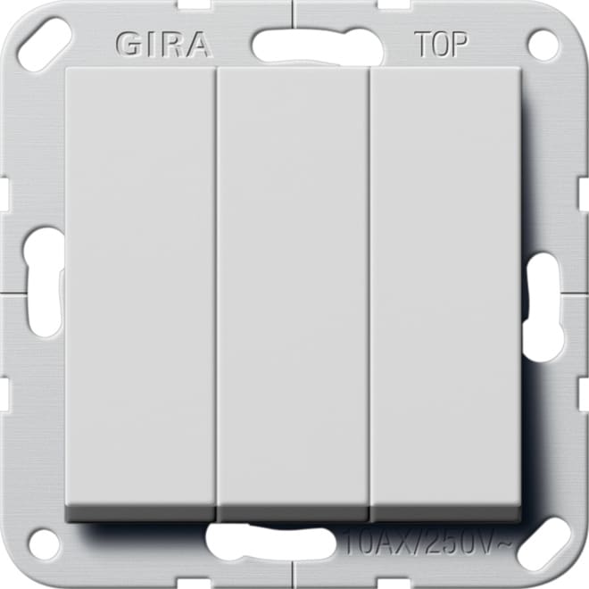 GIRA - GGI2832015 Wippschalter 3f Wechselsch. System 55 Gr