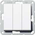 GIRA - GIR283203 Wippschalter 3f Wechselsch. System 55 Re