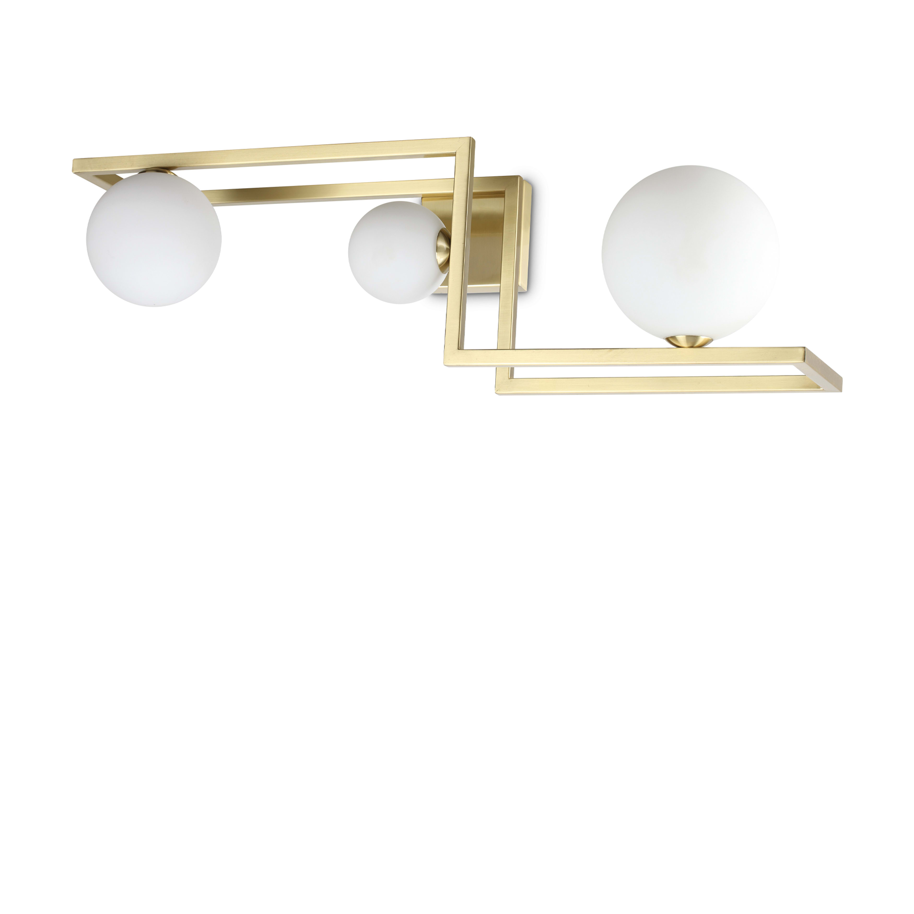 IDEAL LUX SRL - IUX284330 ANGOLO PL3 OTTONE