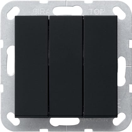 GIRA - GGI2844005 PS.BASC. BS 3-M CON.NO SYSTEM 55 NERO O