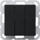 GIRA - GGI2844005 PS.BASC. BS 3-M CON.NO SYSTEM 55 NERO O