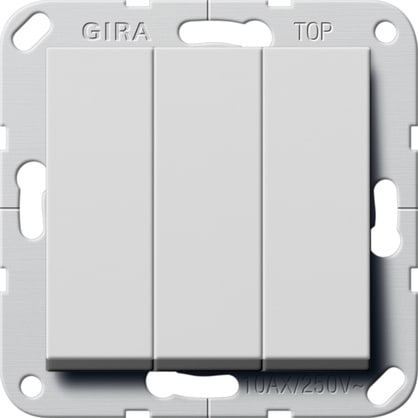 GIRA - GGI2844015 PS.BASC. BS 3-M CON.NO SYSTEM 55 GRIGIO