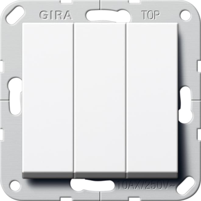 GIRA - GGI284403 PS.BASC. BS 3-M CON.NO SYSTEM 55 BNC PUR