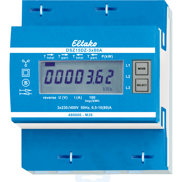 ELTAKO - EAK28480315 Contatore di energia trifase bidirezionale MID