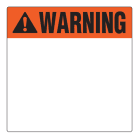 PANDUIT - PANC400X400A51 DIE CUT ARC FLASH WARNING LABEL, 4.00 X